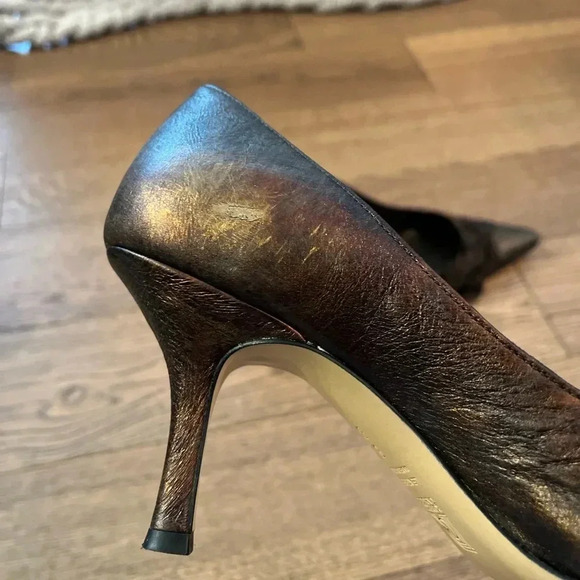Vintage Roberto Capucci Vintage Brown Heels Size 9 - Picture 8 of 15